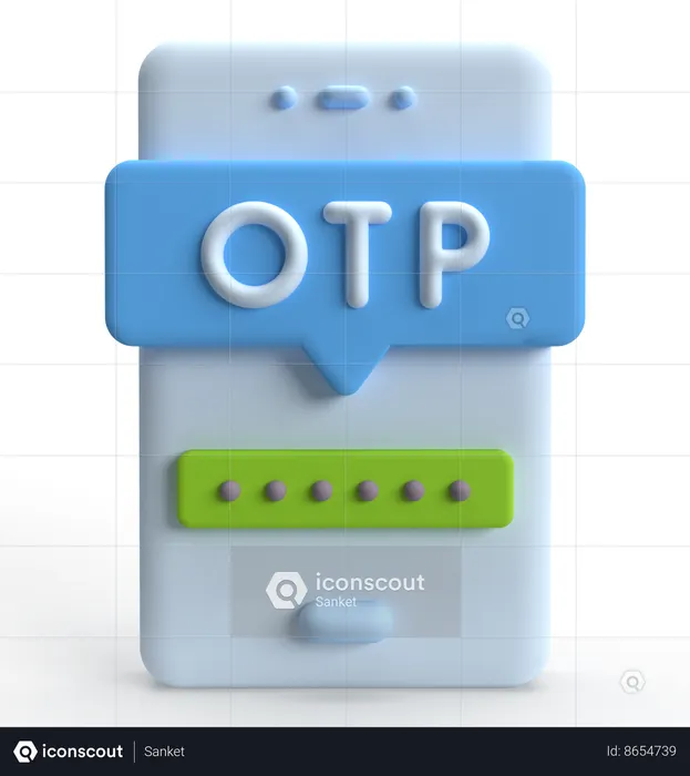 OTP  3D Icon