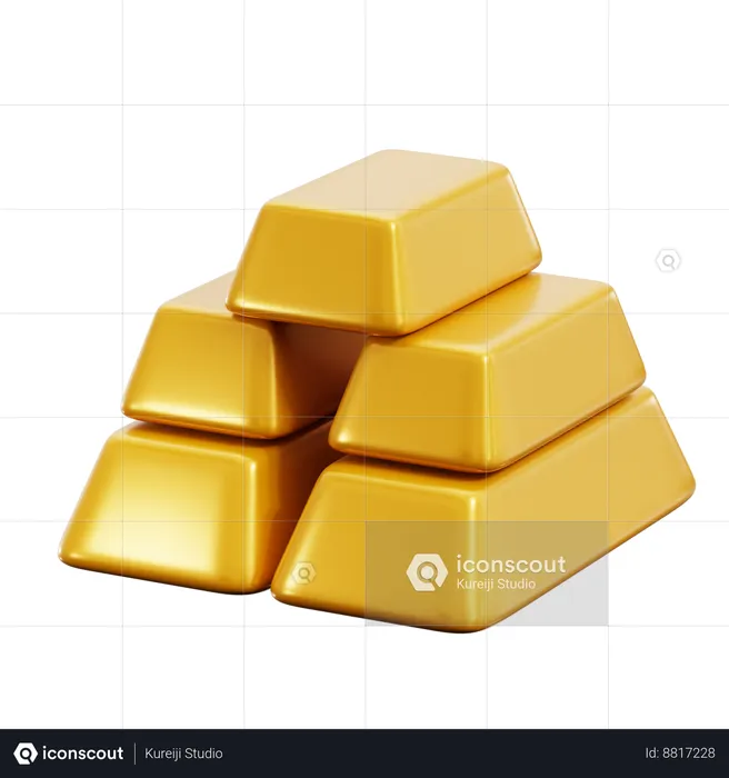 Ouro  3D Icon