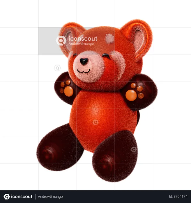 Ours en peluche  3D Icon