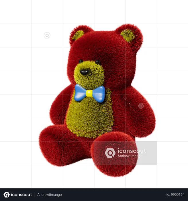 Ours en peluche  3D Icon