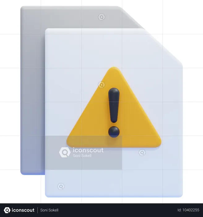 Out of Paper  3D Icon