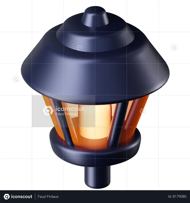 Outdoor Post Light  3D Icon