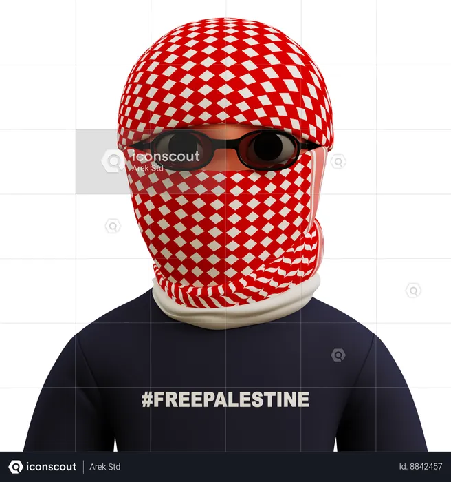 Outh Cosplay Hamas Avatar  3D Icon