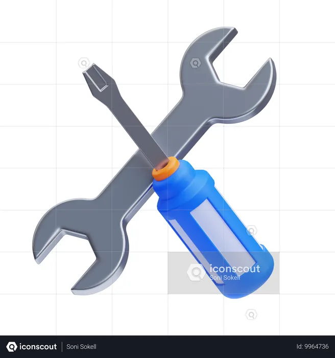 Outils  3D Icon