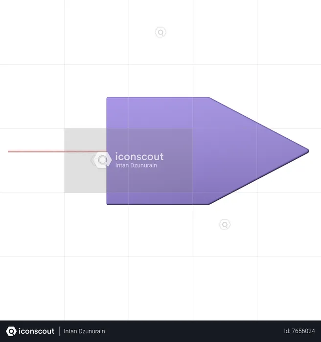 Output Bus Line  3D Icon