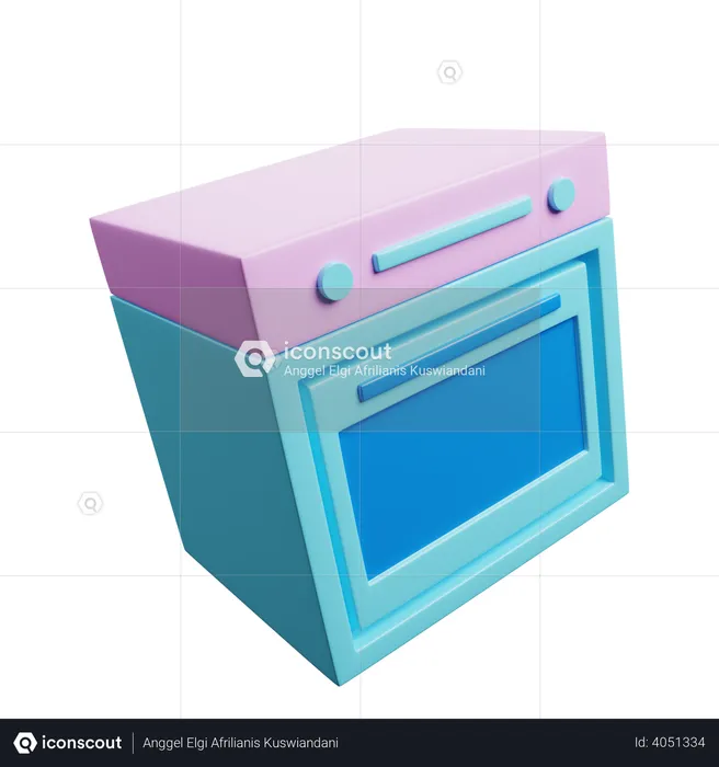Oven  3D Illustration