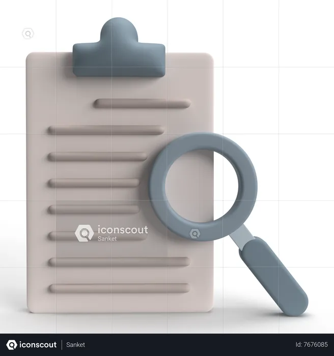 Overview  3D Icon