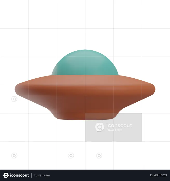 OVNI  3D Icon