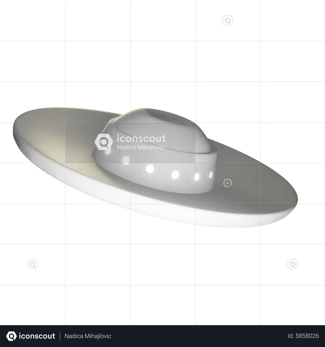 OVNI  3D Icon
