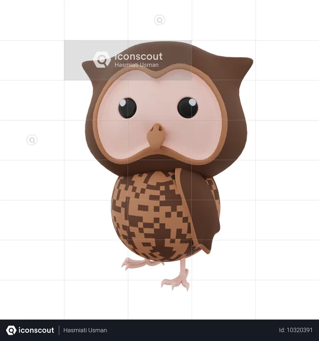 Owl  3D Icon