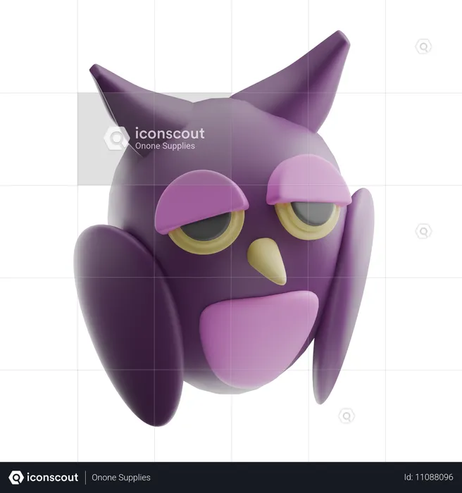 Owl  3D Icon