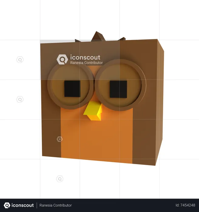 Owl  3D Icon