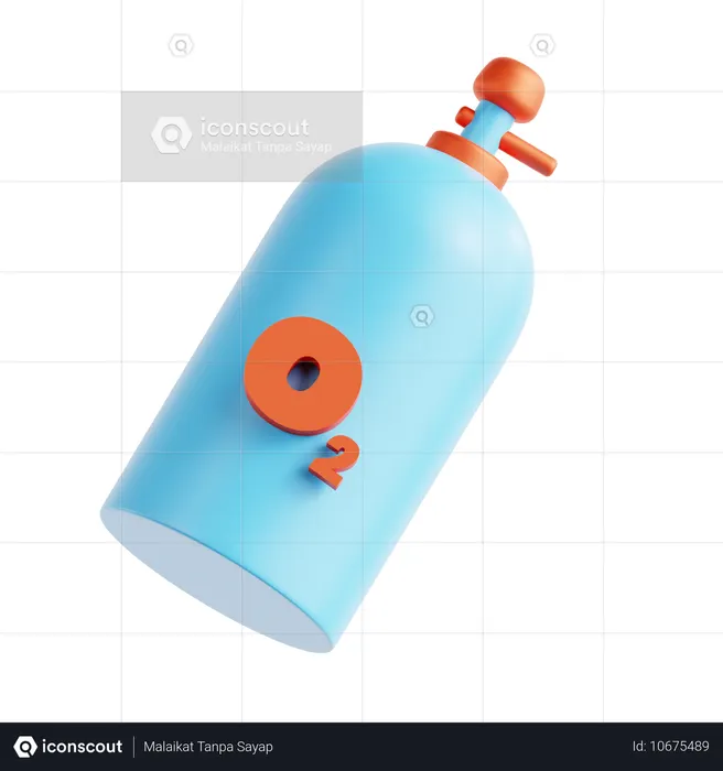 Oxigênio  3D Icon