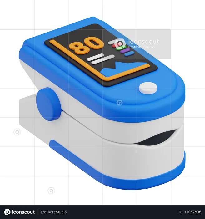 Oximeter  3D Icon