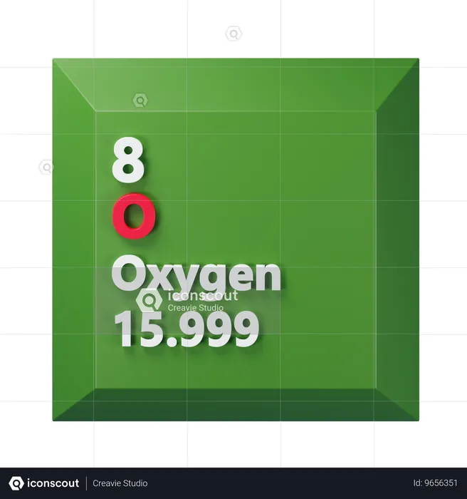 Oxygen  3D Icon