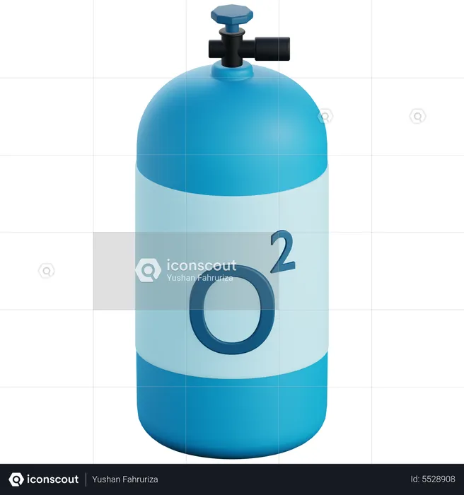 Oxygen Tube  3D Icon