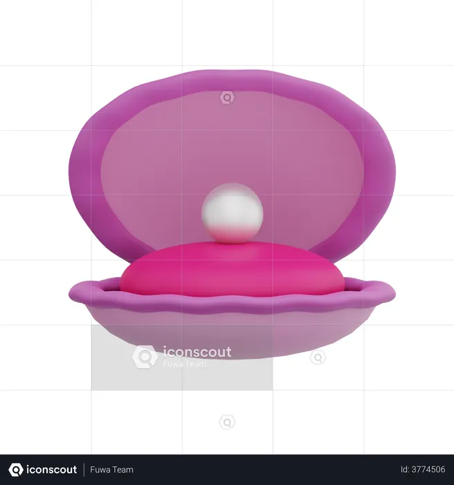 Oyster  3D Illustration