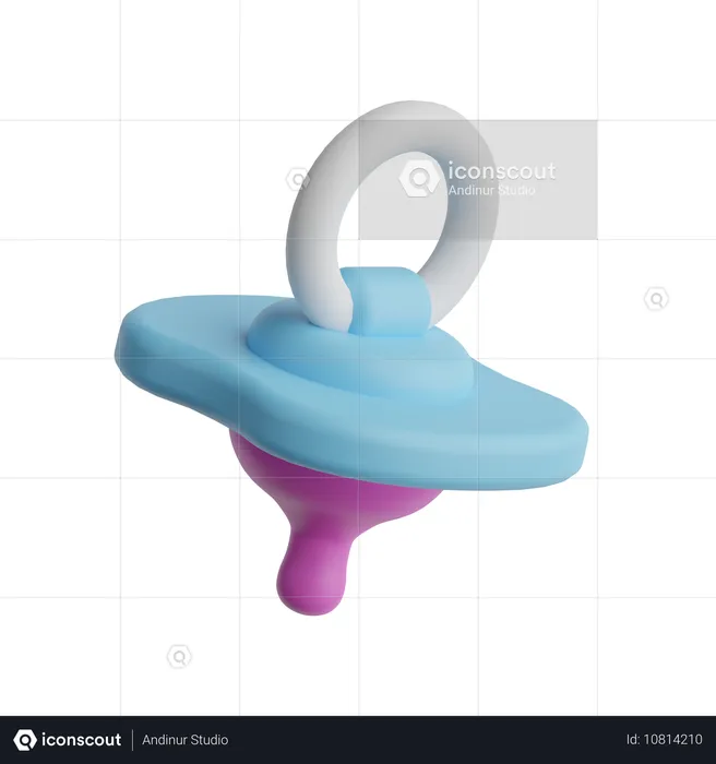 Pacifier  3D Icon