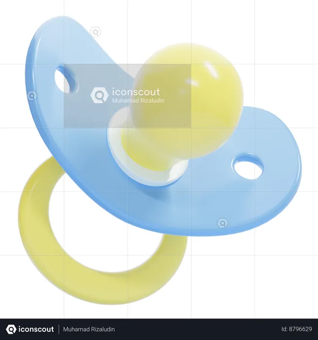 Pacifier  3D Icon