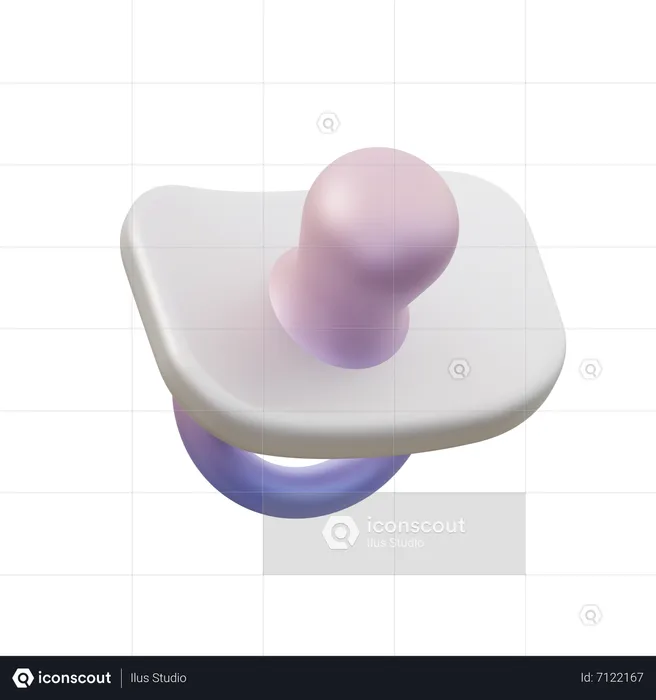 Pacifier  3D Icon