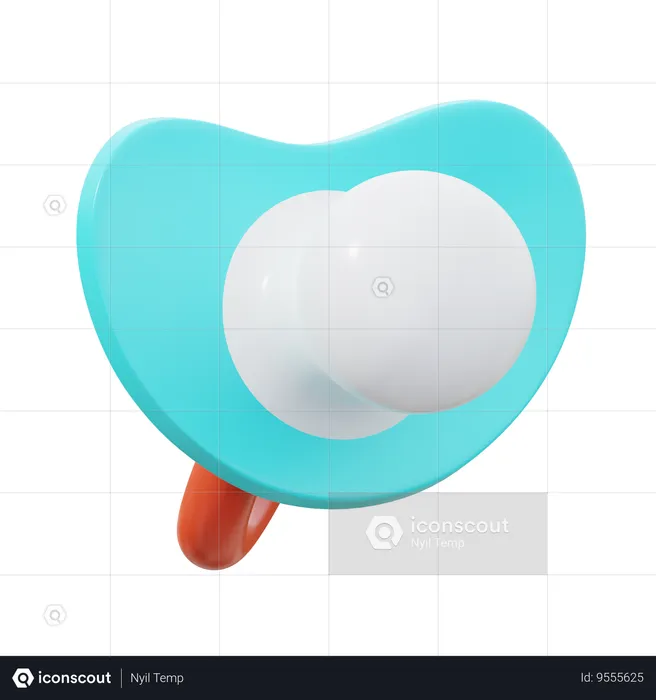 Pacifier  3D Icon