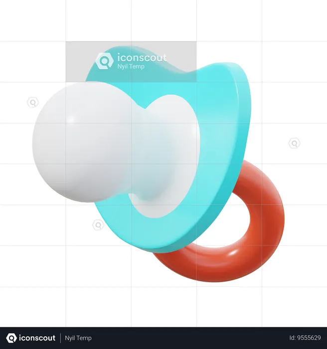 Pacifier  3D Icon