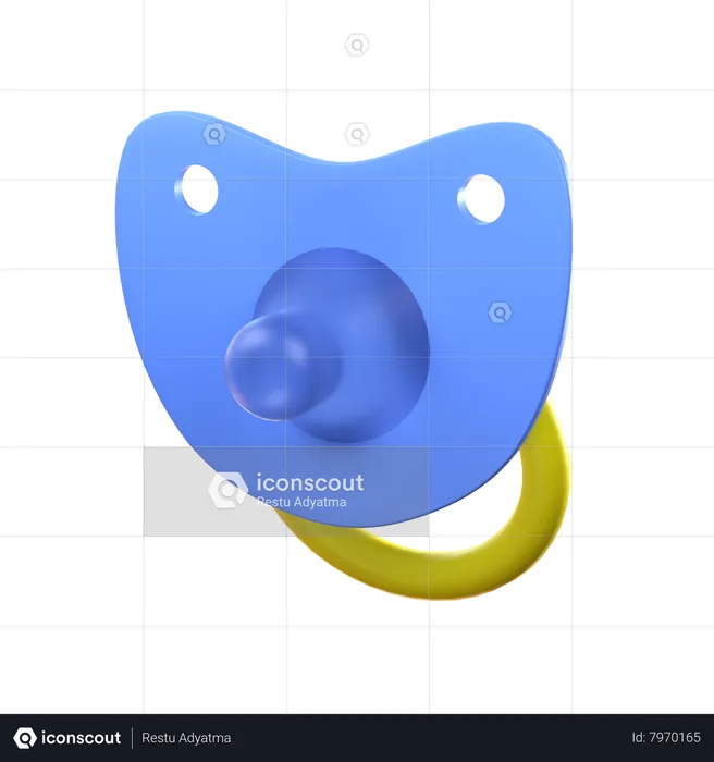 Pacifier  3D Icon