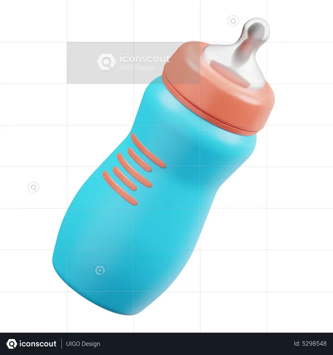 Pacifier Bottle  3D Icon