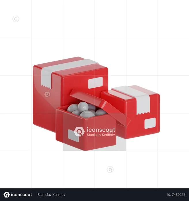 Package  3D Icon