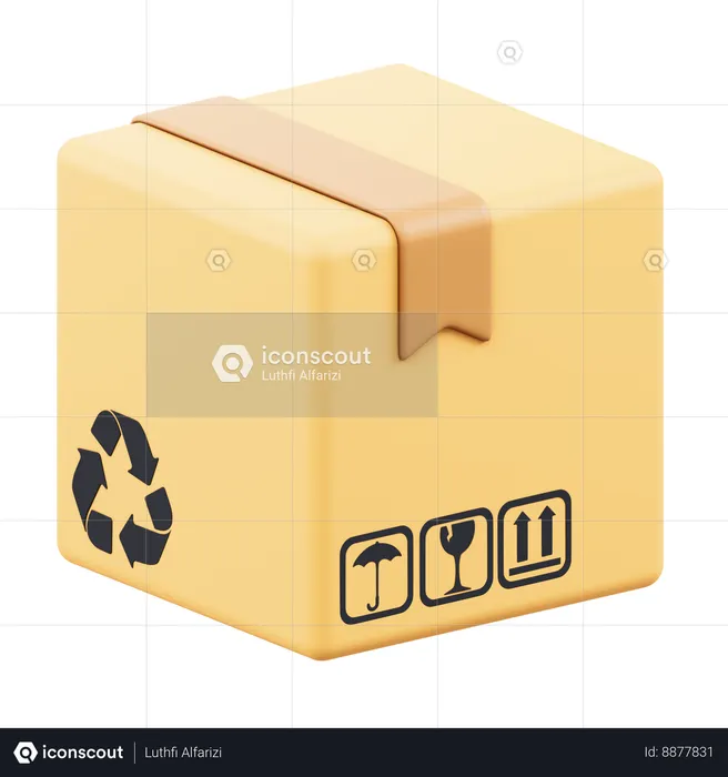 Package  3D Icon