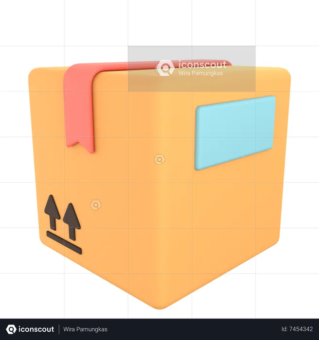 Package Box  3D Icon