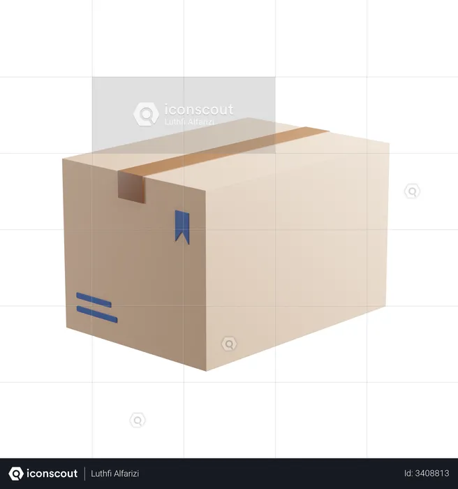 Package Box  3D Illustration