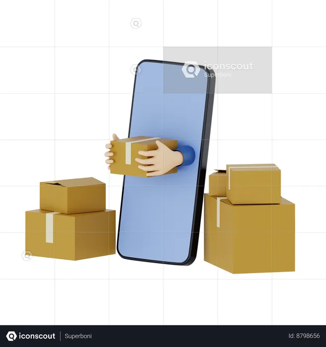 Package Deliver  3D Icon