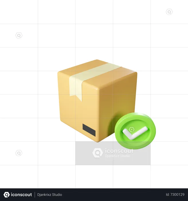 Package Delivered  3D Icon