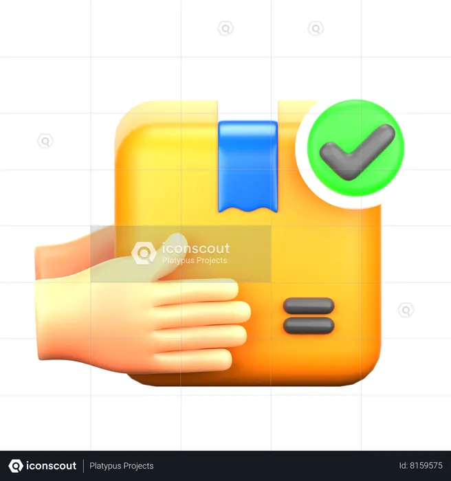 Package Delivered  3D Icon