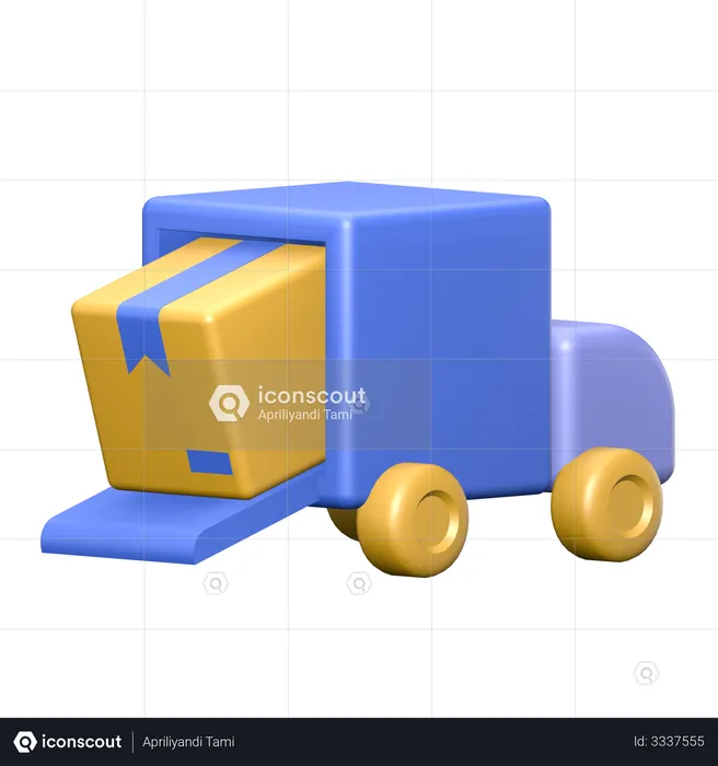 Package Delivered  3D Illustration
