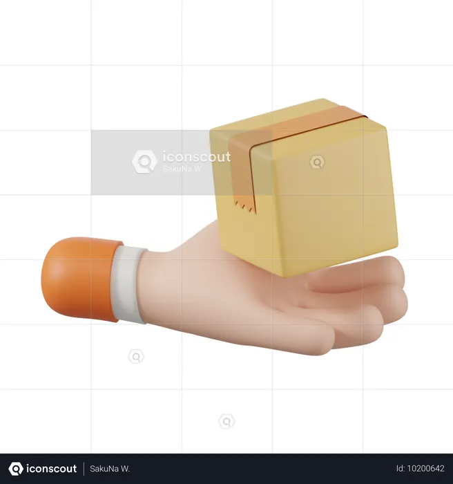 荷物の配達  3D Icon