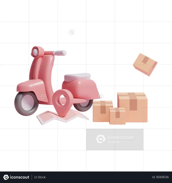 Package Delivery  3D Icon