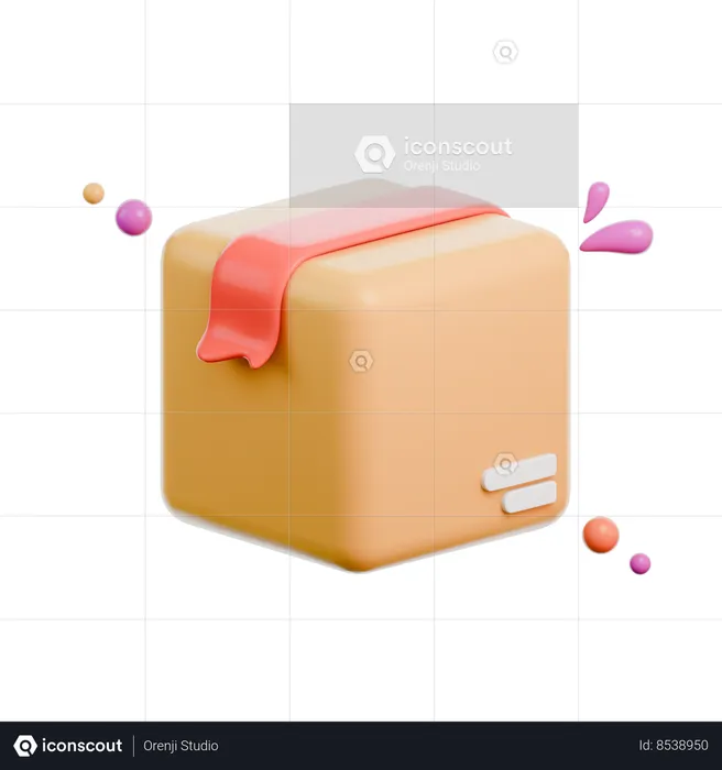 Package Delivery Services  3D Icon