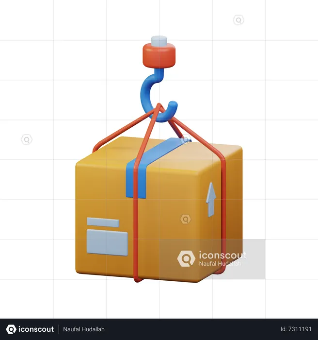 Package Hook  3D Icon