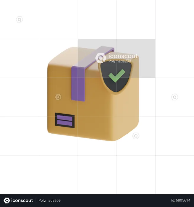 Package Insurance  3D Icon