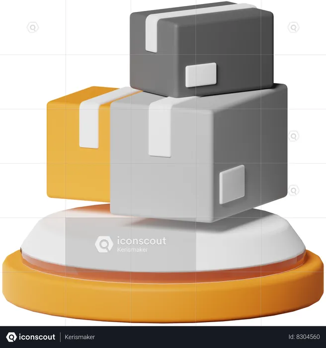 Package Product  3D Icon