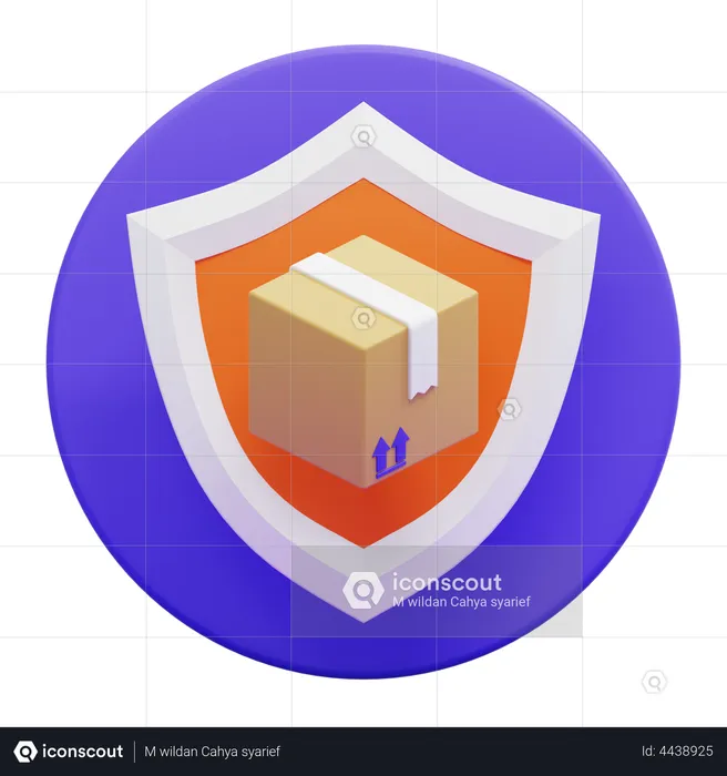 Package Protection  3D Icon