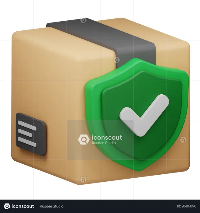 Package Protection  3D Icon