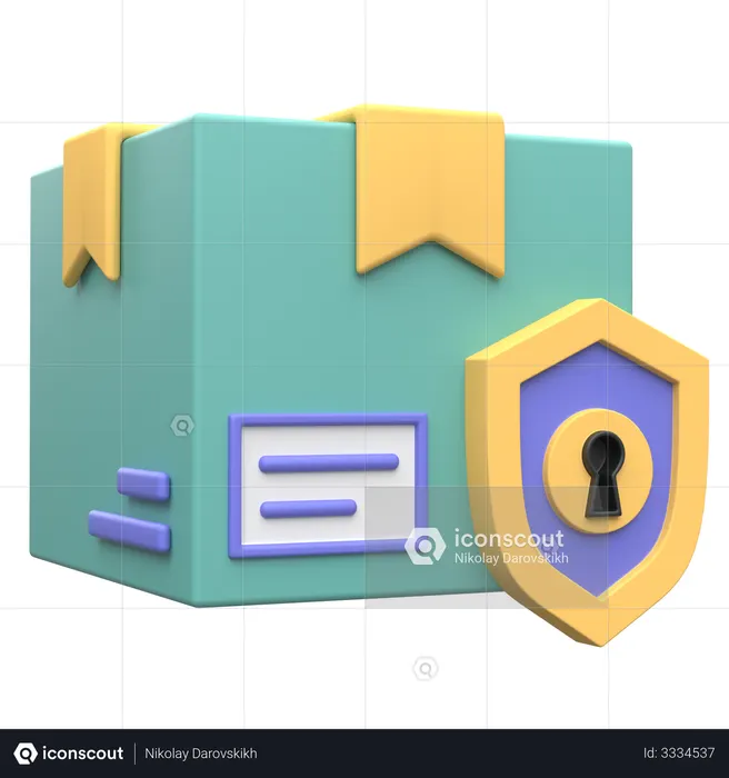 Package Protection  3D Illustration