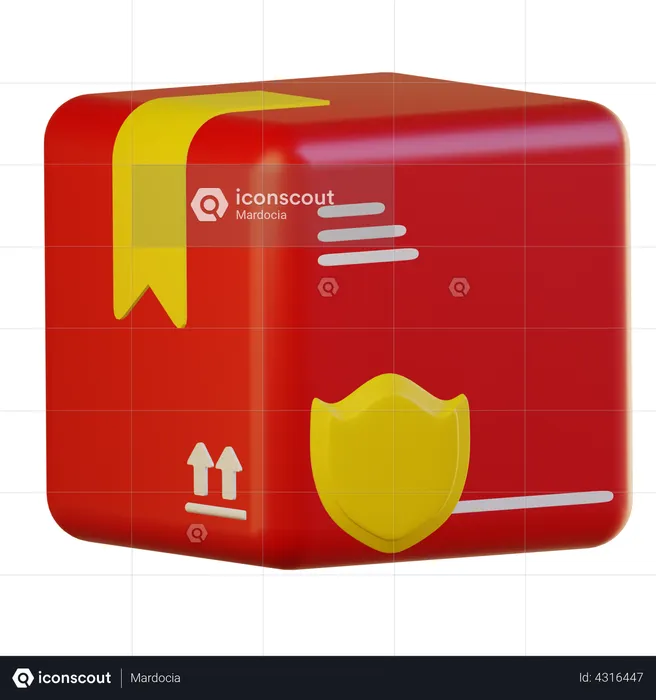 Package Protection  3D Illustration