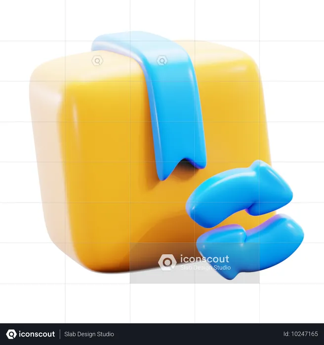 패키지 반품  3D Icon