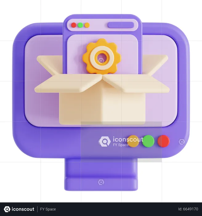 Package Setting  3D Icon