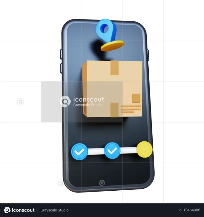Package Tarcking  3D Icon