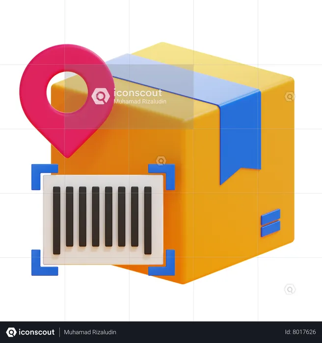 Package Tracking  3D Icon